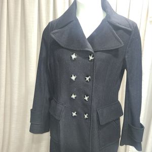 Laundry Black Wool Coat
